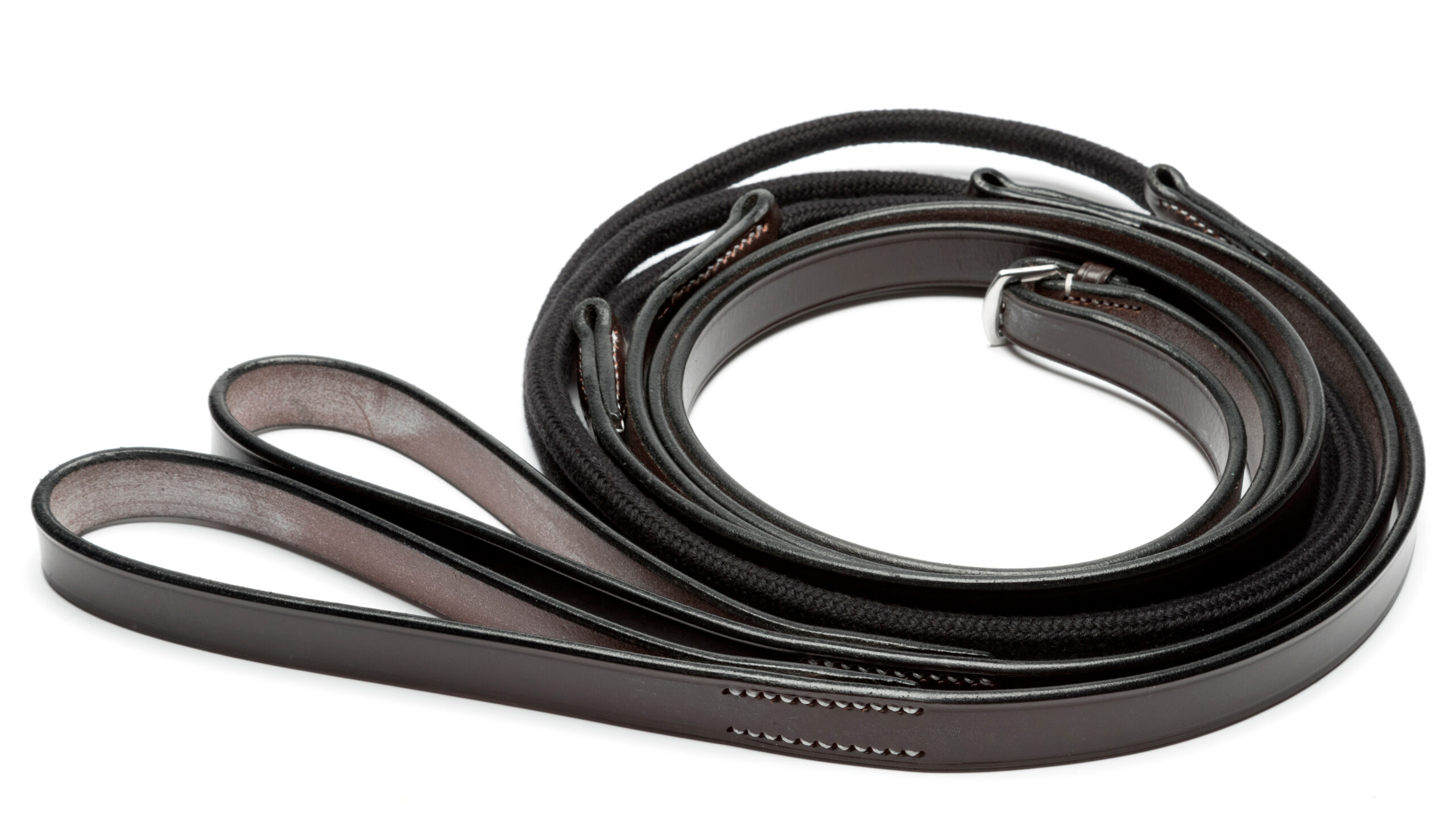 Rope and leather Running Reins Worldwide Tack Worldwide Tack