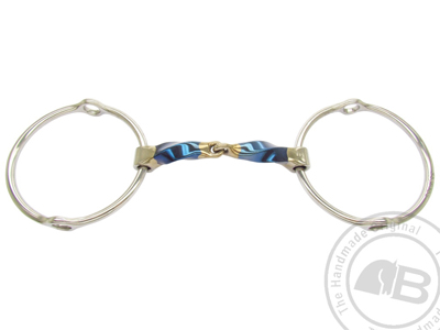 Square Twisted Snaffle Gag