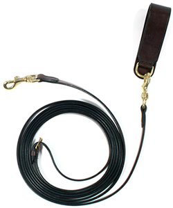Leather Draw Reins with Girth Loop